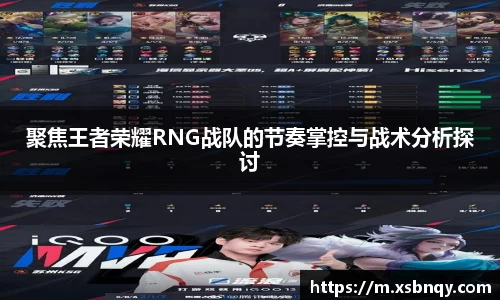 聚焦王者荣耀RNG战队的节奏掌控与战术分析探讨
